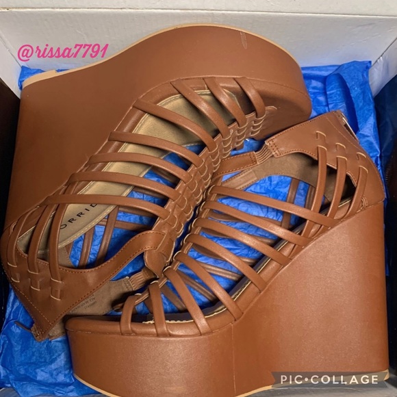 Torrid Platform Gladiator Wedges - early 2000s - Picture 5 of 5